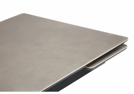 Керамический стол Старлайт 120(180)х80 carmen light grey / черный 622890