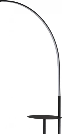 Торшер светодиодный Escada Grand 10266/T LED 17Вт, металл/силикон, черный