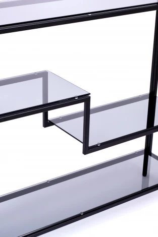 Консольный стол AllConsoles 1012-CB grey черный муар