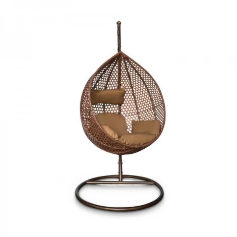 Подвесное кресло-яйцо Morocco из ротанга среднее