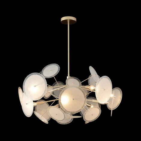 Потолочная люстра на штанге Crystal Lux DANDELION SP10 GOLD