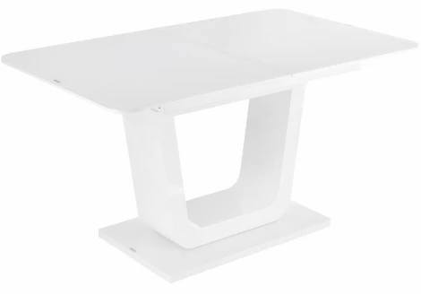 Стеклянный стол Woodville Vlinder 140 super white 11187