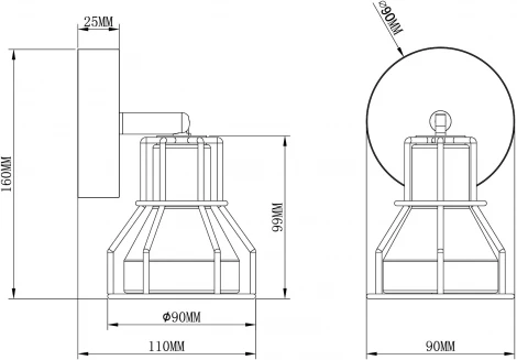 Спот Moderli Source V2700-1W