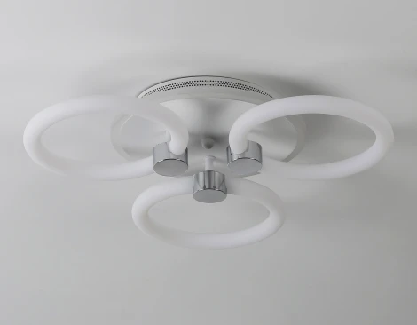 Потолочная светодиодная люстра RGB Ambrella Acrylica FA3838 (220V, пульт управления)