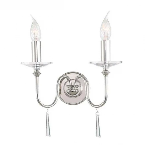 Бра Elstead Finsbury Park FP2 POL NICKEL (220V, подвески, подсвечник, свеча)