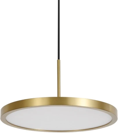 Подвесной светильник светодиодный Newport 3510 3511/S brass (220V, на проводе, круглые)