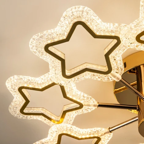 Потолочная люстра светодиодная с пультом с регулировкой цветовой температуры LED4U LED4U L8453-8