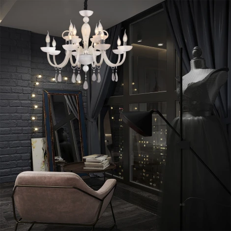 Подвесная люстра Lumien Hall Нейт 2029/12H-WTCR