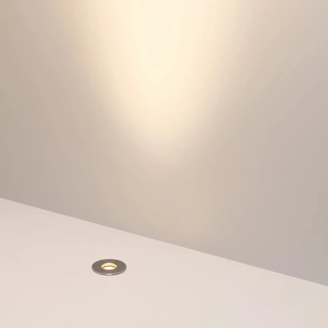 Встраиваемый светильник уличный ART-GROUND-R40-3W Warm3000 (SL, 36 deg, 24V) (Arlight, IP67 Металл) 048820 (LED)