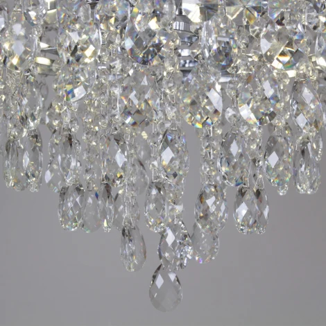 Потолочная люстра хрустальная на штанге Reluce 90192-0.3-08 CR (220V)