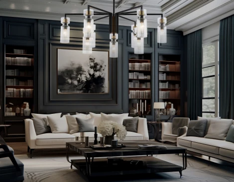 Потолочная люстра на штанге Ambrella HIGH LIGHT LH56117 (220V)