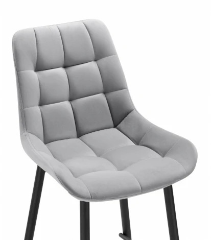 Полубарный стул Notta Алст К светло-серый / черный 502124