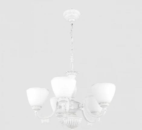 Подвесная люстра Arte Milano AM342837 342837/5 WT+SL (220V, на цепи)