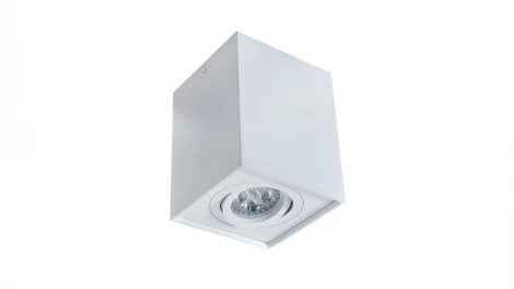 Накладной точечный светильник Lumina Deco Pulton  LDC 8055-B WT (220V, куб)