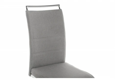 Обеденный стул Woodville Oddy light grey fabric 11548