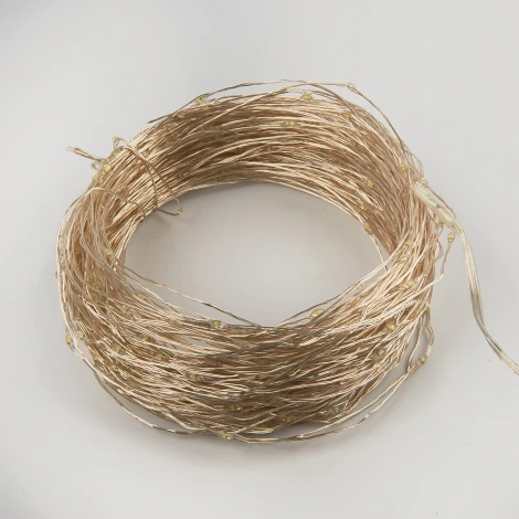 Гирлянда светодиодная Роса. 100м. 1000 светодиодов. Белый свет. Пульт ДУ в-к ULD ULD-S10000-1000/DTA/RC WHITE IP44 DEW