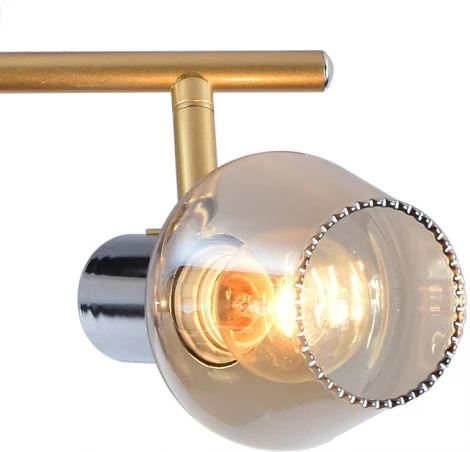 Спот на штанге Reluce 05949-0.8-03 CR+GOLD (220V)