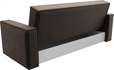 Диван-книжка Куба (Коричневый/Велюр) Лига Диванов арт.122042