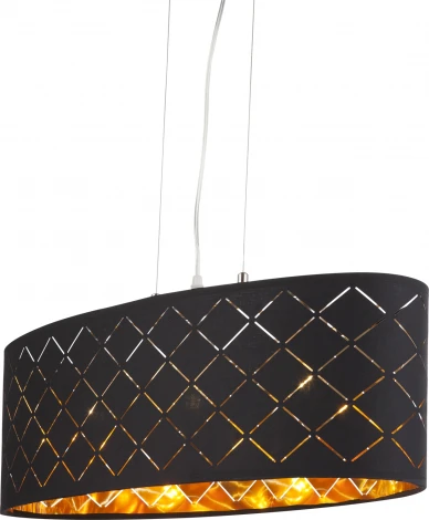 Подвесной светильник Globo Clarke 15229H2 (220V, на тросе, круглые, узор в клетку)