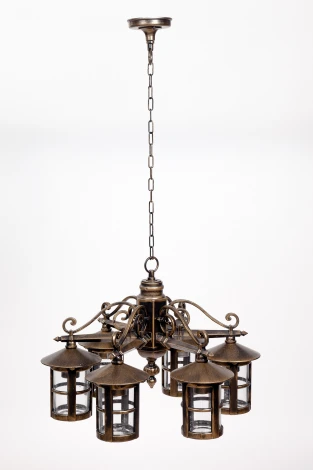 Уличный светильник подвесной Oasis Light CORDOBA c15870/6 Gb (220V, на цепи, фонарь, IP44)