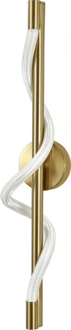 Настенный светильник с гибким неоном (14025/1W Brass) Indigo Intreccio V000142L (LED, 220V)