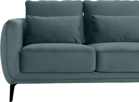 Диван Amsterdam двухместный ОГОГО (арт.698449), (Ткань/Бирюзовый)