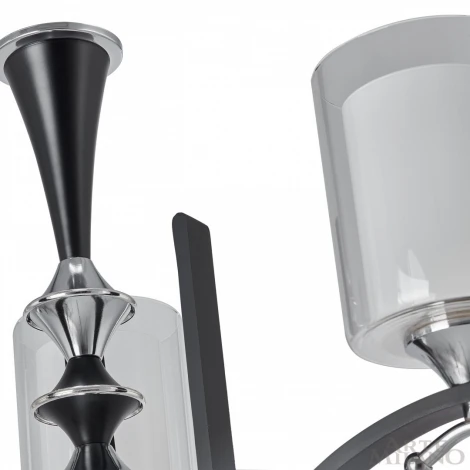 Подвесная люстра Arte Milano Florentia-9167 309167/3 Bk/Ni (220V, на цепи)