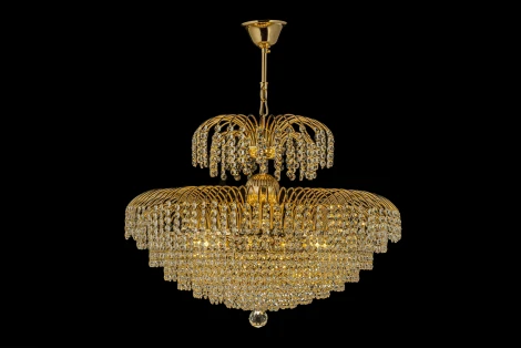 Подвесная люстра Arti Lampadari Salentino E 1.5.60.100 G (220V, хрусталь, на цепи)