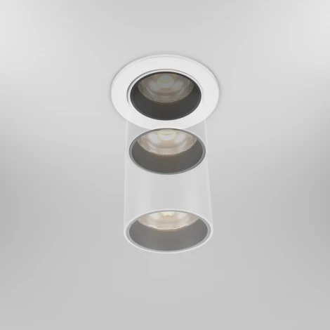 Встраиваемый светильник светодиодный Maytoni Focus Led DL125-L12-3K-W (220V, круглые)