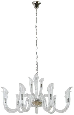 Подвесная люстра Newport 3650 3653+9/С nickel (220V, на цепи)