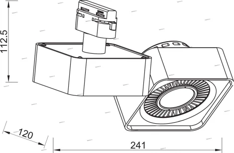 Horoz Torino HL827L (018-004-0040) silver