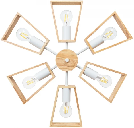 Потолочная люстра на штанге Arte Lamp Brussels A8030PL-6WH (220V)