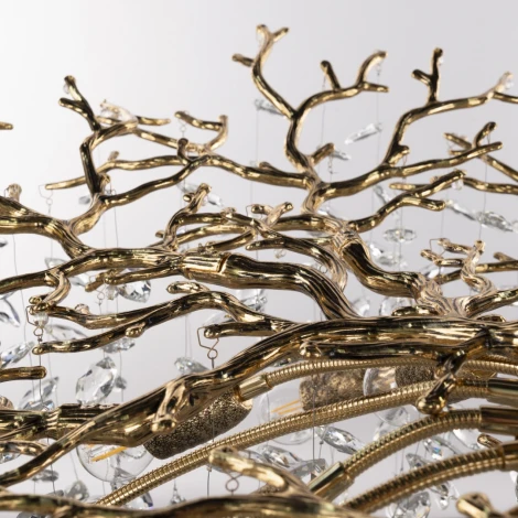 Потолочная люстра хрустальная на штанге Arte Milano Milano-1 23111.1200.18.E14.B GB (220V)