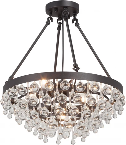 Подвесная люстра Vitaluce V5352-1/5S, 5хE14 макс. 40Вт (220V, хрусталь)