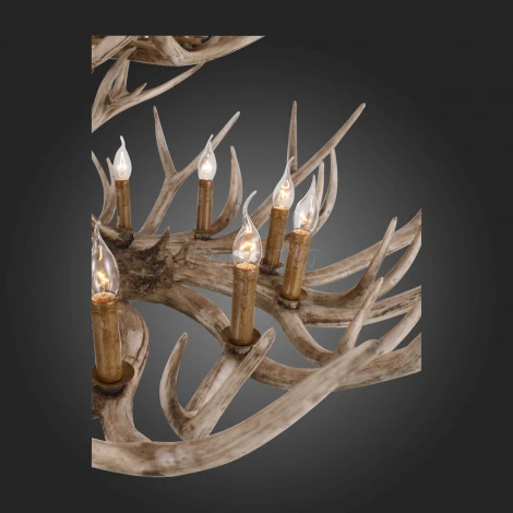 Подвесная люстра ST Luce Corna SL153.703.27 (220V, на цепи, подсвечник, свеча, рога)