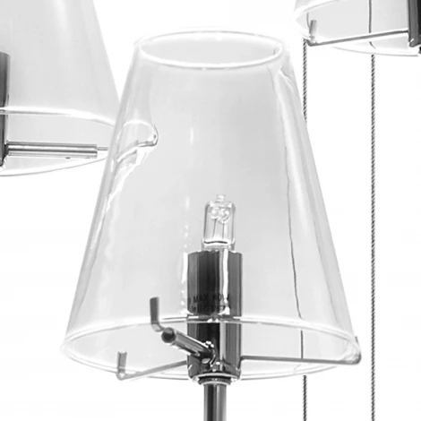 Подвесная большая люстра Lightstar Diafano 758214 (220V, на тросе)