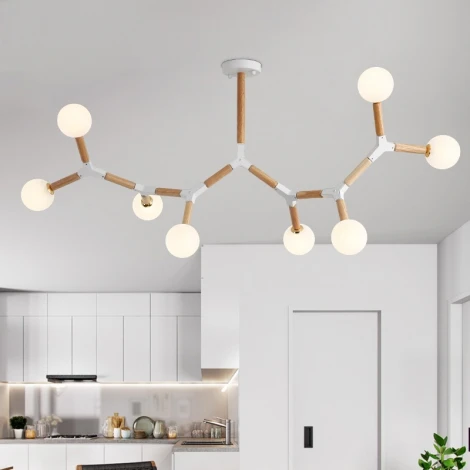 Люстра на штанге Formula 8 Lamps ImperiumLoft Formula01 (207822-26) (220V, шар)