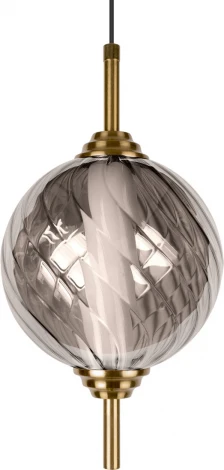 Подвесной светильник Loft It Helix 10421/B Smoke (LED, 220V, на проводе, шар)