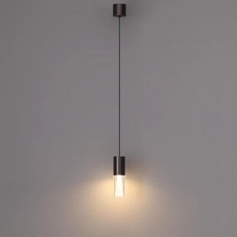 Подвесной светильник Odeon Light Defance 7143/4L черный gun powder/акрил/металл IP20 LED 4W 280Лм 3000K 180° 220V