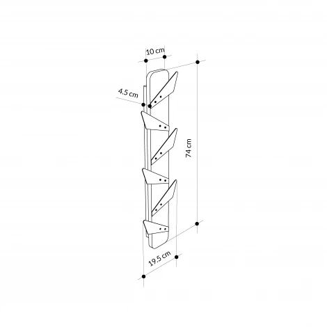Вешалка для одежды LEVE ALESTA HANGER LEV01088