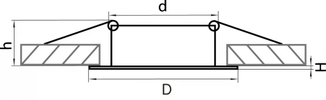 Встраиваемый точечный светильник Lightstar Lega 16 011024 (220V)