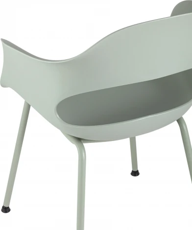 Стул Lady пластик серо-зеленый 4 шт. Stool Group арт.УТ000037273