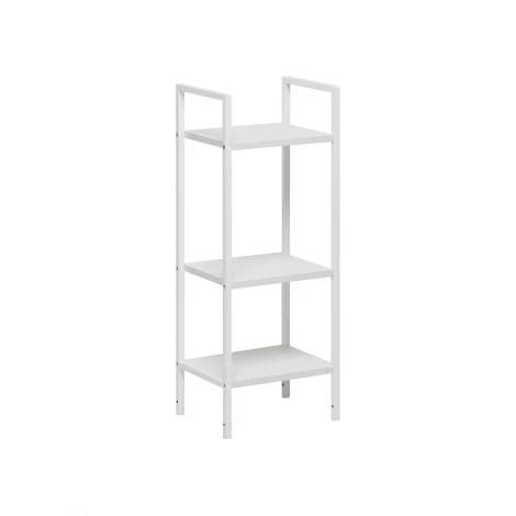 Стеллаж Leset Стилвуд 13 узкий, 3 полки 4687207095693 Металл, Белый