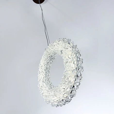 Подвесной светильник светодиодный хрустальный с регулировкой цветовой температуры и яркости Modelux MODESTYLE MS.5005.300 CR