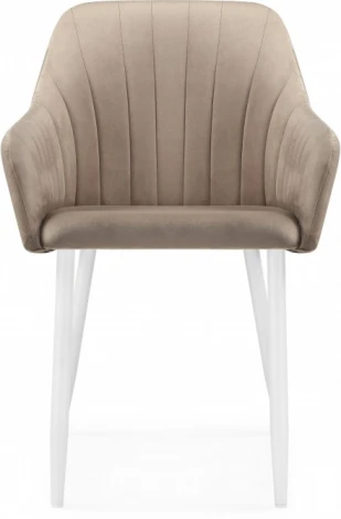 Кресло Слэм без вращения (Слэм бежевое / белое) Notta арт.583960