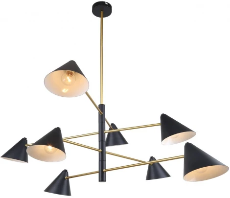 Потолочная люстра ярусная на штанге Trikoniya 3089-8P F-Promo (220V)