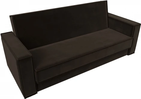 Диван-книжка Куба (Коричневый/Микровельвет) Лига Диванов арт.122049