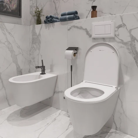 Кнопка смыва Geberit Sigma 30 белая, матовый лак