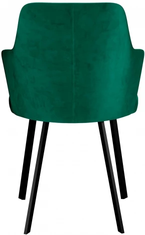 Стул 245 поворотный, К13 изумруд, ножки черные Dikline 00-00064088