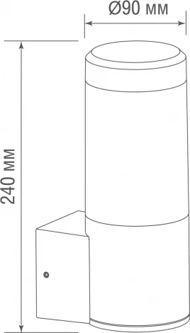 Настенный уличный светильник 8Вт Donolux Cycle DL20471W8DG (LED, 220V, круглые, IP54)